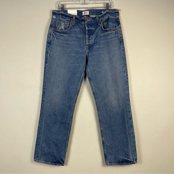 Citizens of Humanity Neve Jeans Low Slung Relaxed Straight Size 28 NEW Oasis - Picture 2 of 12